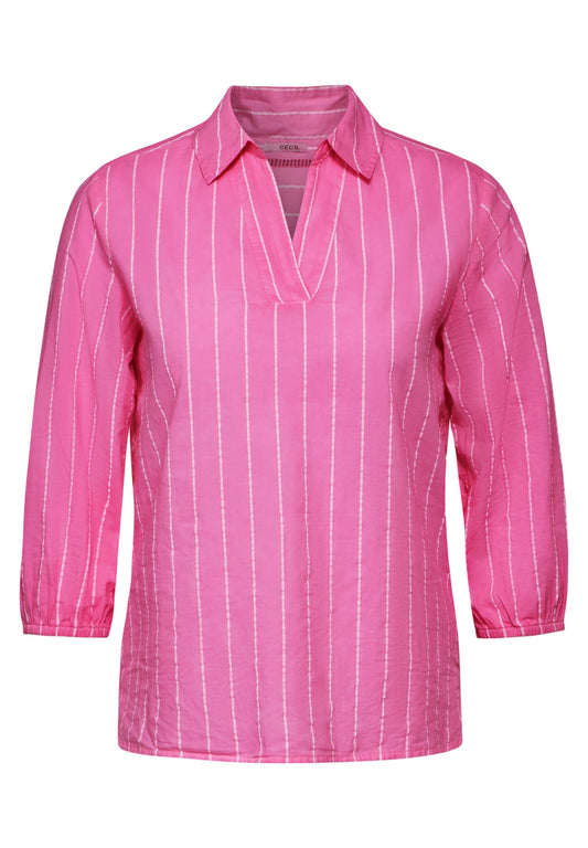 TOS Washed Stripe Blouse
